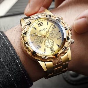 Gold Chronograph kids Watch